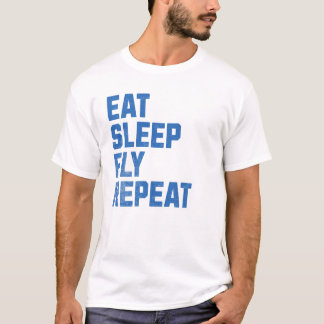 Camiseta Repetir el sueño de vuelo - Regalos piloto