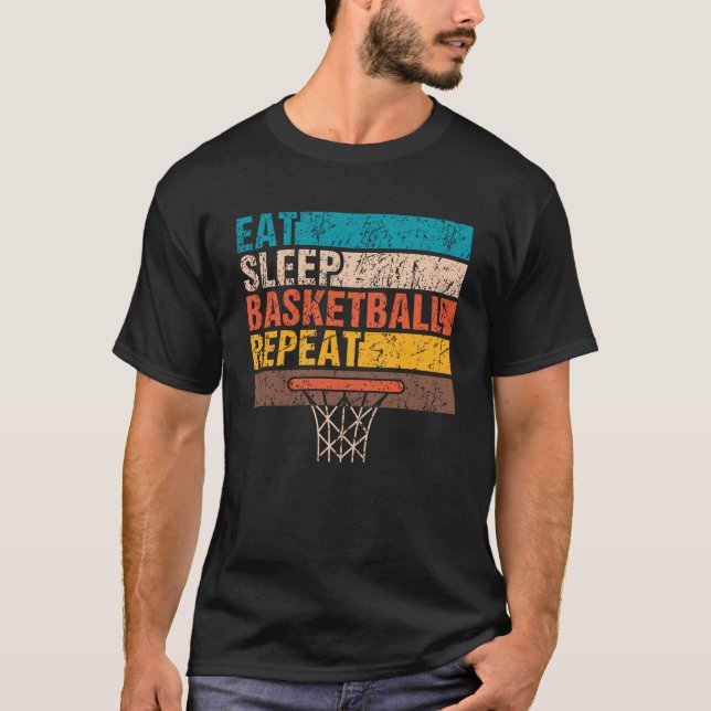 Camiseta Repetir el sueño del baloncesto (Anverso)
