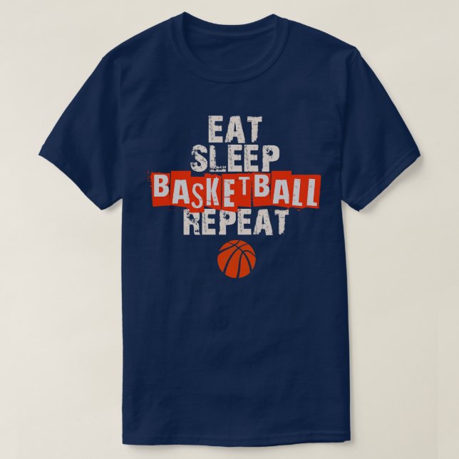 Camiseta Repetir el sueño del baloncesto (Diseño del anverso)