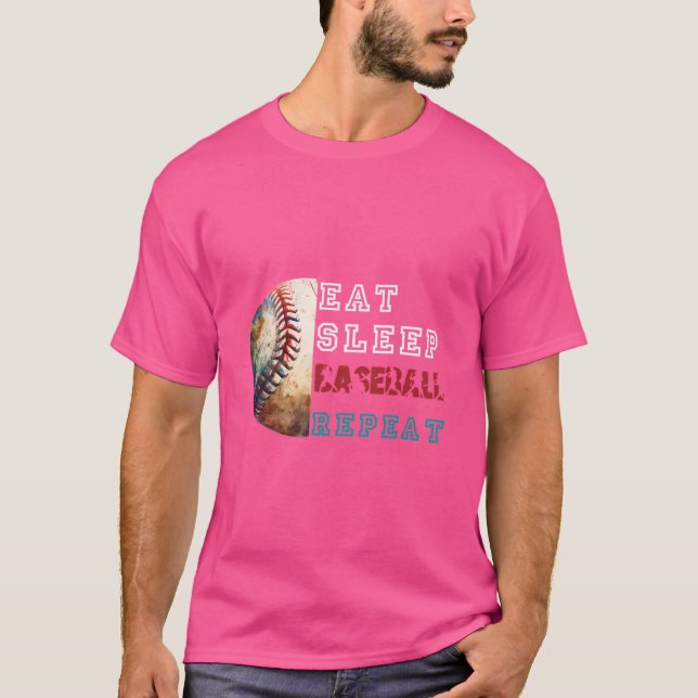 Camiseta Repetir el sueño del béisbol (Anverso)