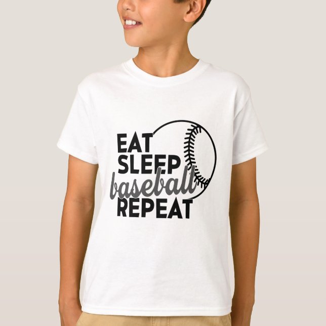 Camiseta Repetir el sueño del béisbol (Anverso)