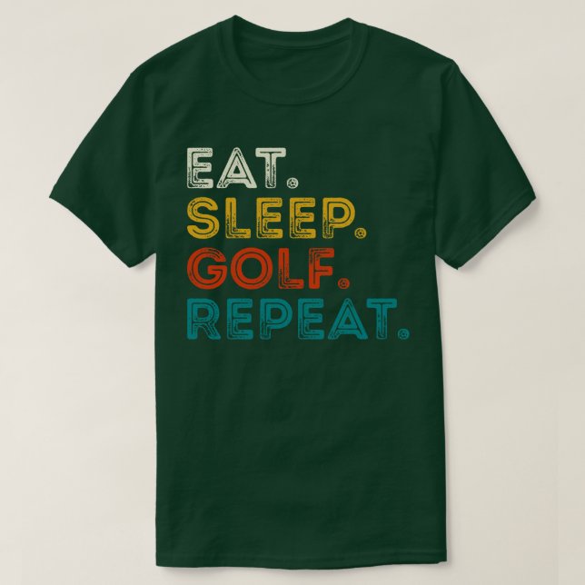 Camiseta Repetir el sueño del golf (Diseño del anverso)