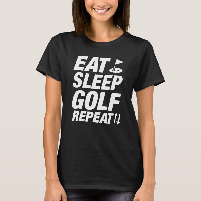 Camiseta Repetir el sueño del golf (Anverso)
