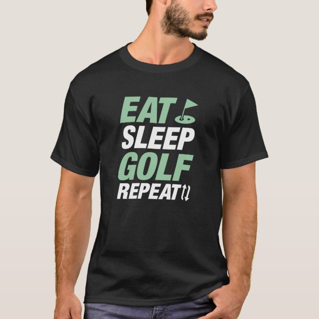 Camiseta Repetir el sueño del golf (Anverso)