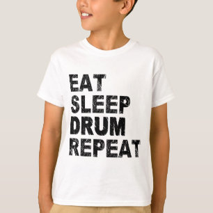 Camiseta Repetir el tambor de sueño