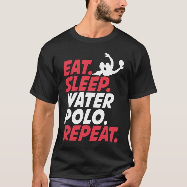 Camiseta Repetir el tubo del agua del sueño (Anverso)