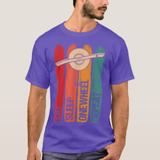 Camiseta Repetir el volante de espera de los alimentos