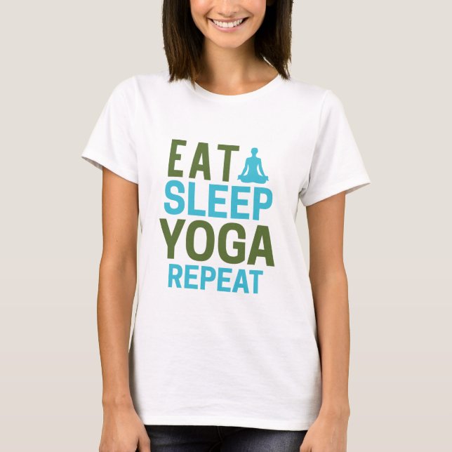 Camiseta Repetir el yoga del sueño (Anverso)