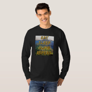 Camiseta Repetir escalada de sueño de descanso - Machu Picc