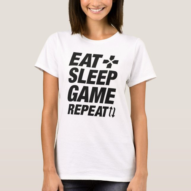 Camiseta Repetir juego de sueño (Anverso)