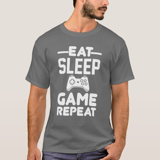 Camiseta Repetir juego de sueño (Anverso)