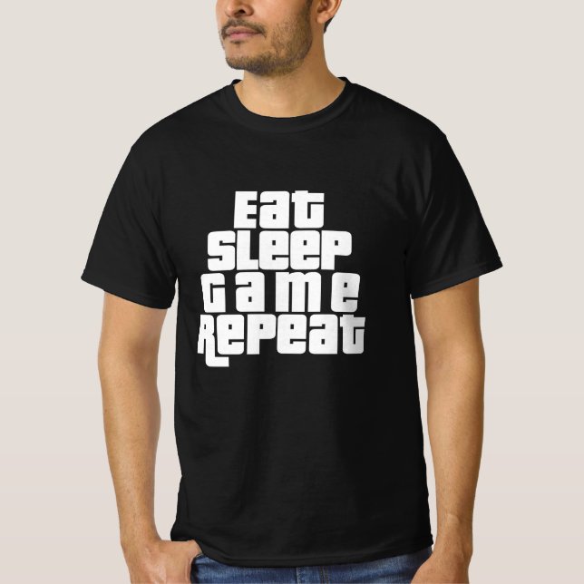 Camiseta Repetir juego de sueño (Anverso)