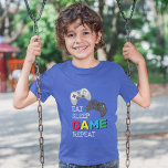 Camiseta Repetir juego de sueño | Gamer<br><div class="desc">¿A tu hijo le encantan los juegos? Esta colorida camiseta de videojuegos sería un gran regalo. Con el texto "comer,  dormir,  jugar,  repetir" y controladores de videojuegos.</div>