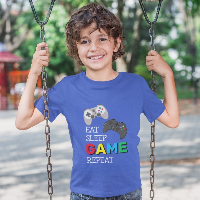 Camiseta Repetir juego de sueño | Gamer (Subido por el creador)