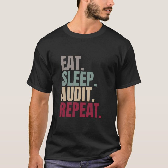 Camiseta Repetir la auditoría de sueño (Anverso)