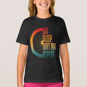 CAMISETA REPETIR LA BICICLETA DE DORMIR
