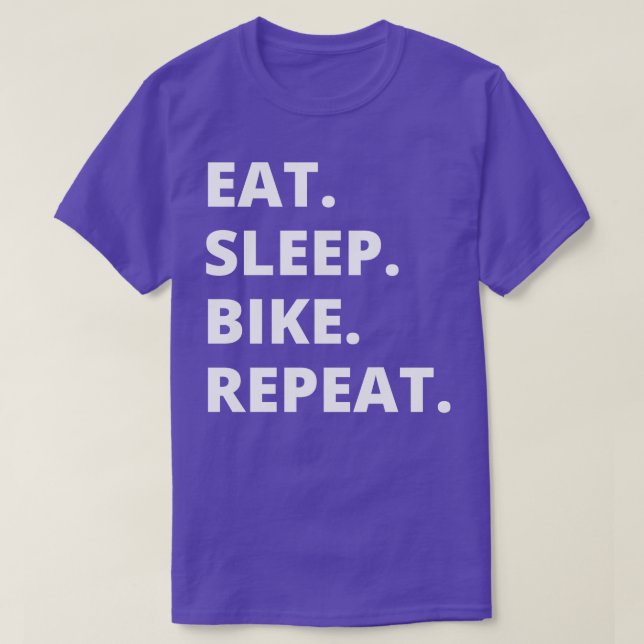 Camiseta Repetir la bicicleta de sueño (Diseño del anverso)
