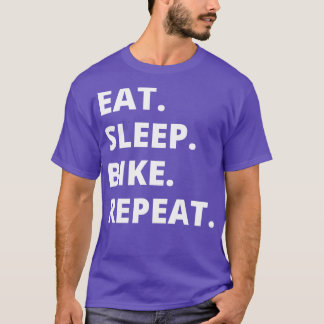 Camiseta Repetir la bicicleta de sueño