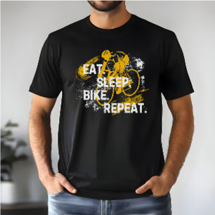 Camiseta Repetir la bicicleta de sueño Ciclismo retro vin
