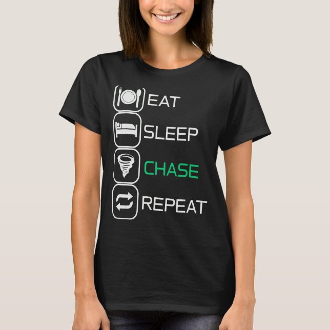 Camiseta Repetir la cadena de sueño (Anverso)
