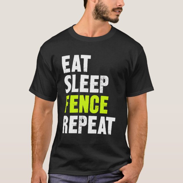 Camiseta Repetir la cerca de sueño (Anverso)