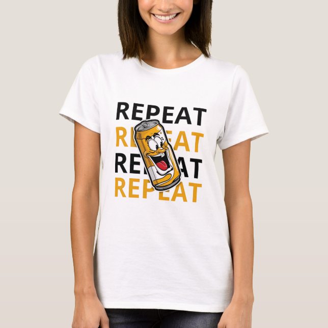 Camiseta Repetir la cerveza (Anverso)