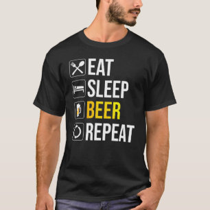 Camiseta Repetir la cerveza de sueño