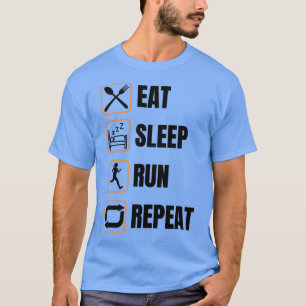 Camiseta Repetir la ejecución de sueño