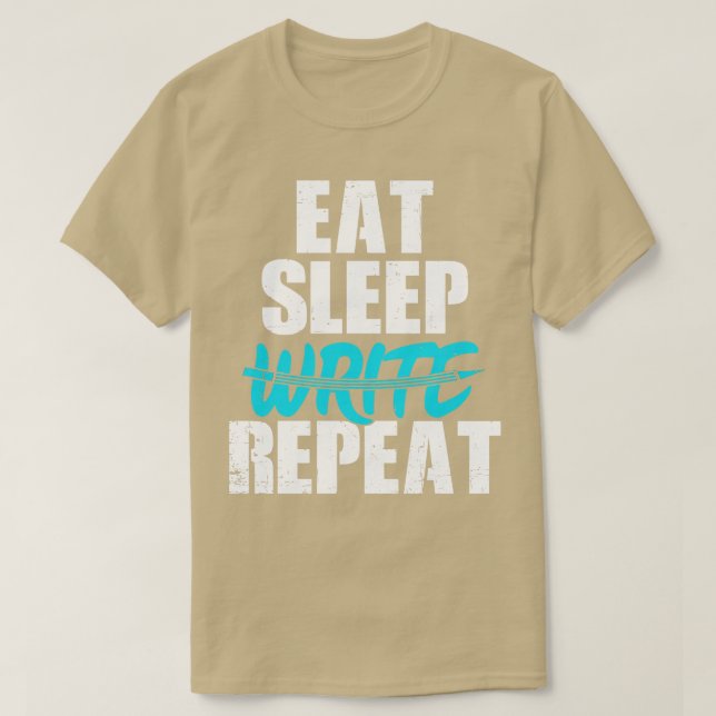 Camiseta Repetir la escritura de sueño (Diseño del anverso)