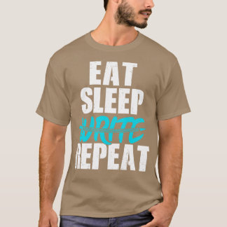 Camiseta Repetir la escritura de sueño