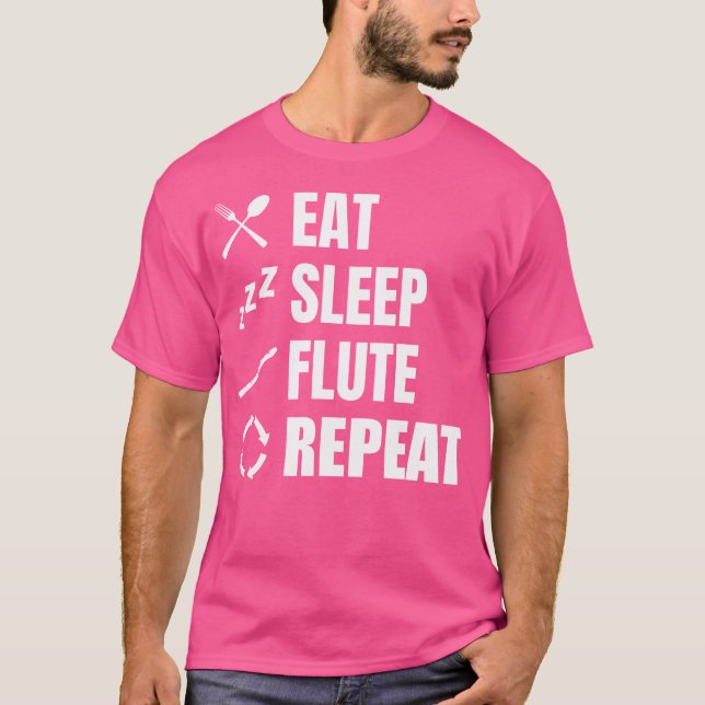 Camiseta Repetir la flauta de sueño (Anverso)