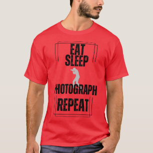 Camiseta Repetir la fotografía de sueño de comerse