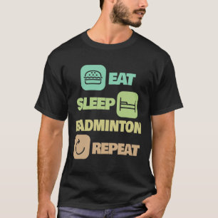 Camiseta Repetir la insignia del sueño del comensal - Repro