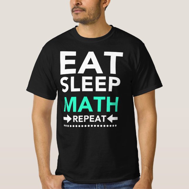 Camiseta Repetir la matemática del sueño (Anverso)