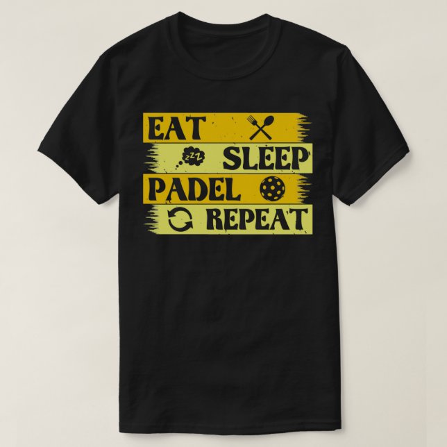 Camiseta repetir la pausa de sueño (Diseño del anverso)