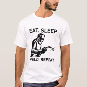 Camiseta Repetir la soldadura de sueño - Regalo de soldadur