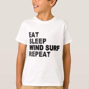 Camiseta Repetir la Surf Eat Sleep Wind
