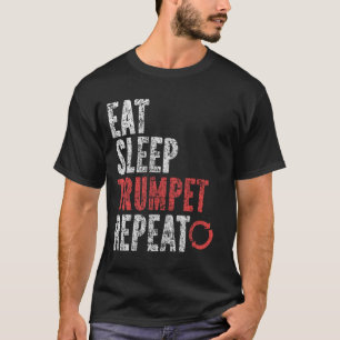 Camiseta Repetir la trompeta de sueño