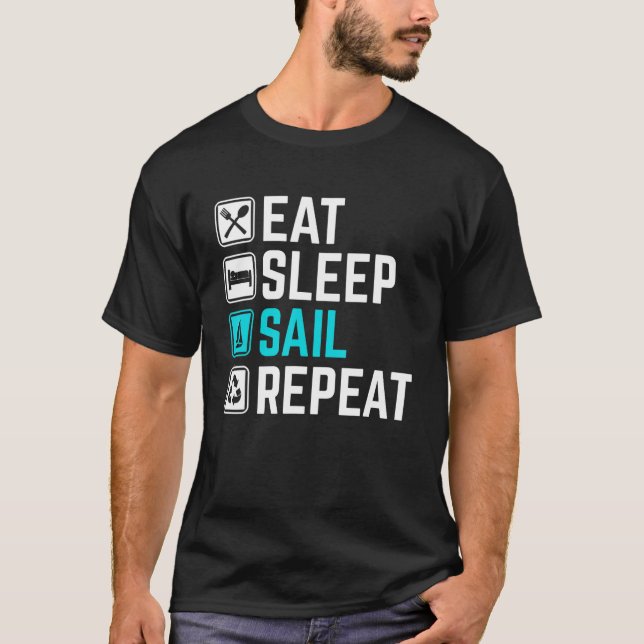 Camiseta Repetir la vela de sueño (Anverso)
