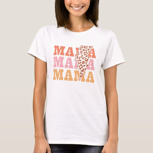 Camiseta Repetir "Mamá" rusa (Anverso)