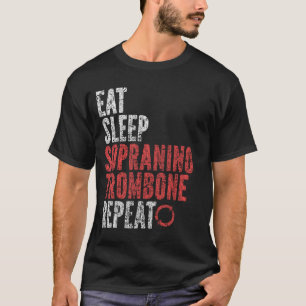 Camiseta Repetir Sleep Sopranino trombone