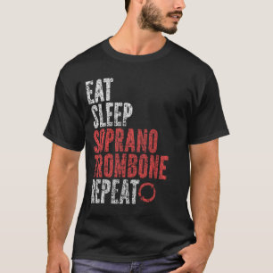 Camiseta Repetir Sleep Soprano trombone