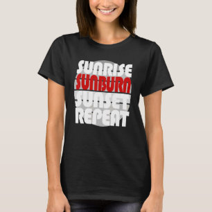 Camiseta Repetir Sunrise Sunburn Sunset