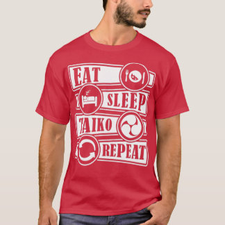 Camiseta Repetir Taiko de sueño ininterrumpido