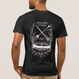 Camiseta Repetir transporte de remo. Aguas fronterizas