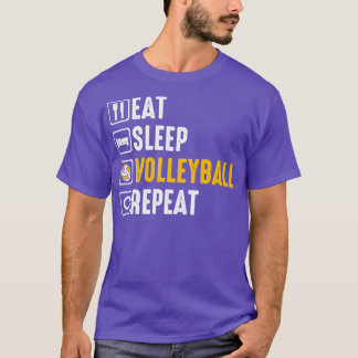 Camiseta Repetir voleibol de sueño