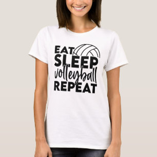 Camiseta Repetir voleibol de sueño