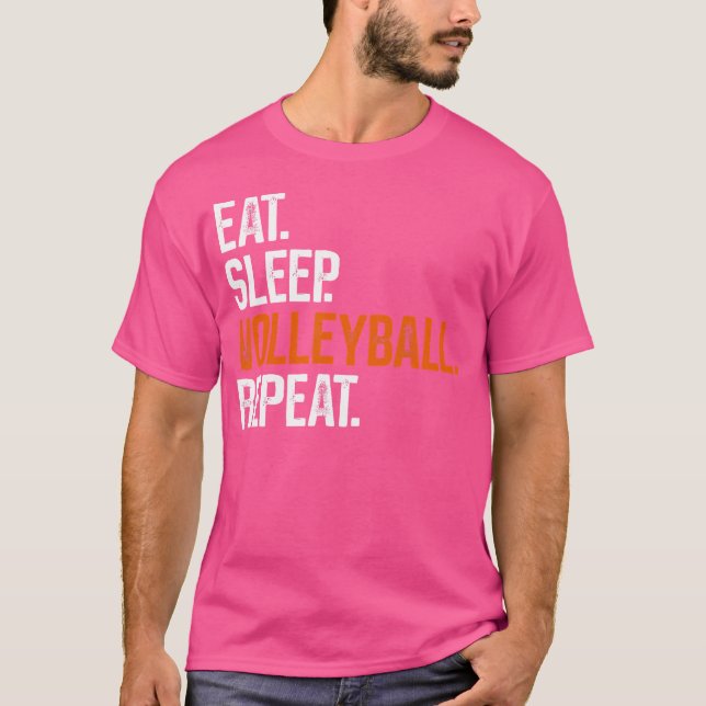 Camiseta Repetir voleibol de sueño (Anverso)