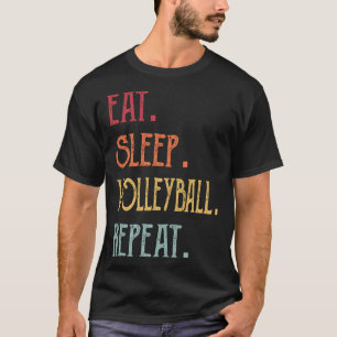 Camiseta Repetir voleibol de sueño