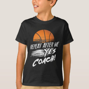 Camiseta Repite Después De Mí Sí Entrenador Lindo Boceto Di